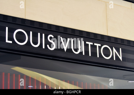 Louis Vuitton store Stock Photo