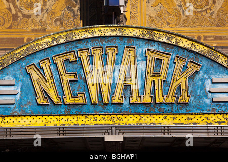 Paramount Theatre in Newark New Jersey Stock Photo