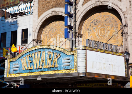 Paramount Theatre in Newark New Jersey Stock Photo