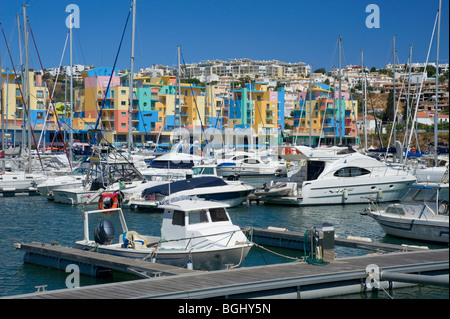 Albufeira Marina, Portugal, the Algarve Stock Photo