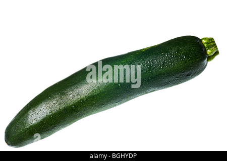 zucchini isolated on a pure white background Stock Photo