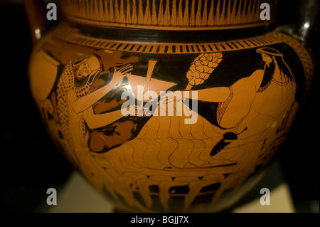 Berlin Pergamon Museum The DIONYSUS' AMBIVALENT GIFT wine drink temple 2009 1989 DDR Germany Unified positive forward history W Stock Photo