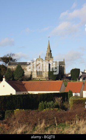 Largo and  Newburn Parish Church Upper Largo Fife Scotland   December 2009 Stock Photo