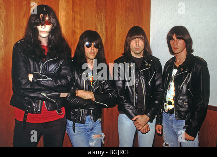 RAMONES - US rock group in 1988 Stock Photo