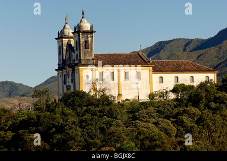 Sao Francisco de Paula Church; Ouro Preto, Brazil Stock Photo