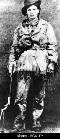 CALAMITY JANE (Martha Jane Canary-Burke) American frontierswoman (1852-1903) Stock Photo