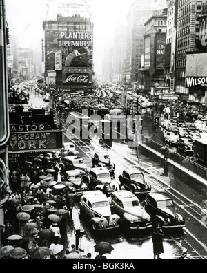 NEW YORK Times Square in 1941 Stock Photo