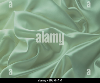 Green fabric close up full frame Stock Photo
