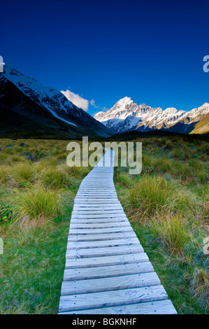 Aoraki Mount Cook National Park, South Island, New Zealand Stock Photo