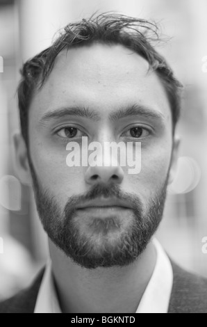 Faces of London- tall young Englishman photographed in St James's London Stock Photo