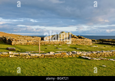 Brough of Birsay on the Mainland Orkney site of early Norse and Pictish Settlements  SCO 5862 Stock Photo