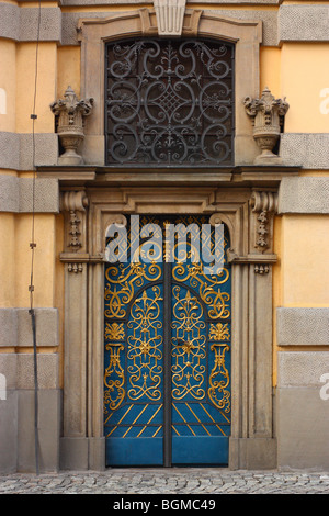 Barocco adorned door  Wroclaw University Aula Leopoldina