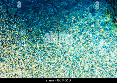 River in Adera Valley Okuwa-son Nagano Prefecture Japan Stock Photo