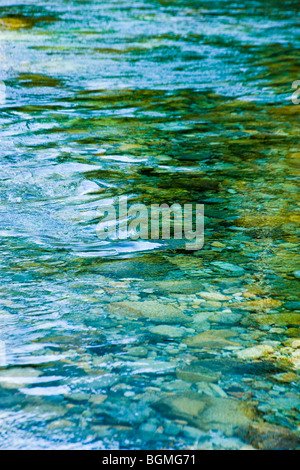 River in Adera Valley Okuwa-son Nagano Prefecture Japan Stock Photo