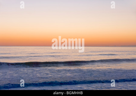 Sunset over Oarai. Oarai-machi, Ibaraki Prefecture, Japan Stock Photo