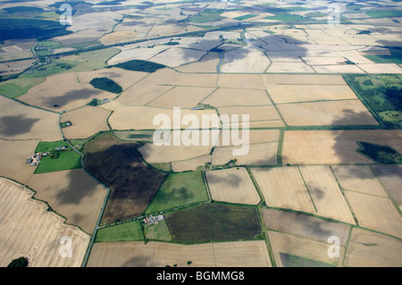 aerial view the Great Fen Project Stock Photo