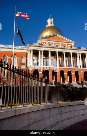 The State House, Capitol building in Boston, Massachusetts, USA Stock Photo