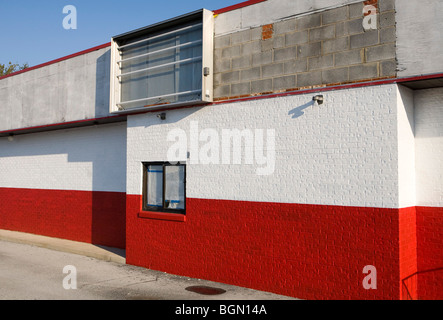 A vacant fast food restaurant location.  Stock Photo