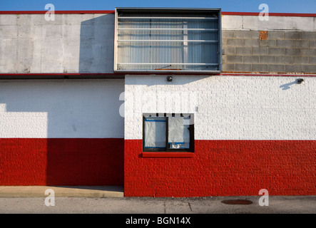 A vacant fast food restaurant location.  Stock Photo