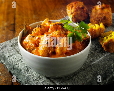 butter chicken curry Indian food Stock Photo