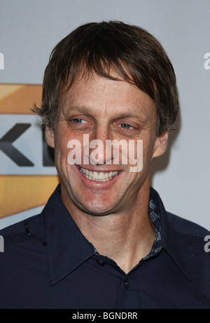 TONY HAWK SPIKE TV VIDEO GAME AWARDS 2009 DOWNTOWN LOS ANGELES CA USA 12 December 2009 Stock Photo