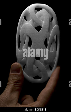 A designer sculpture created by the photographer. Sculpture design créée par le photographe. Stock Photo