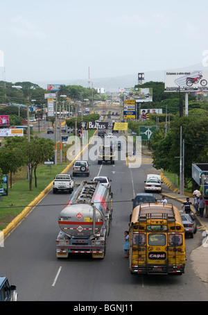 Nicaragua.Managua.Masaya Road. Stock Photo