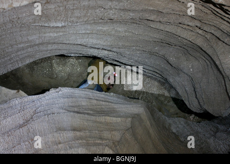 Caver Carter Caves kentucky Stock Photo