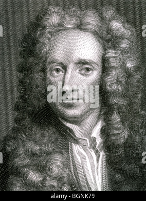 SIR ISAAC NEWTON - English scientist 1643-1727 Stock Photo - Alamy