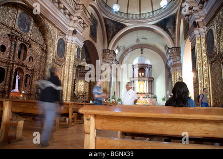 Church and Ex-Convento de Santo Domingo. San Cristóbal de las Casas, Chiapas Mexico. Stock Photo