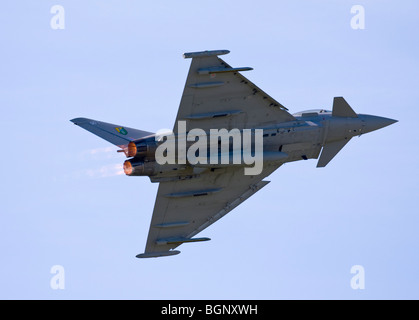 RAF Typhoon at RAF Leuchars Airshow 2009, Fife, Scotland Stock Photo