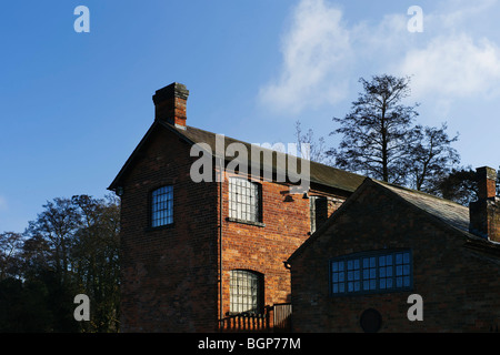 old industrial buildings at the national needle museum in redditch worcestershire in the midlands region of england Stock Photo