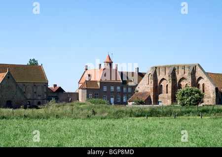 Abbey farm Ten Bogaerde at Koksijde, Belgium Stock Photo