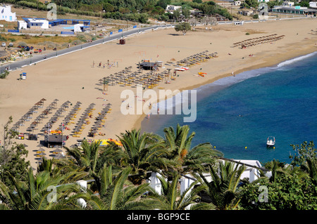 Mylopotas beach, Ios island, Greece Stock Photo
