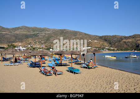 Mylopotas beach, Ios island, Greece Stock Photo