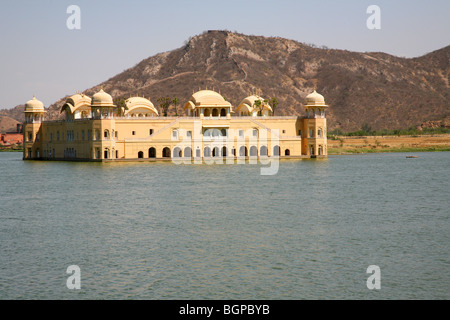 The Jal Mahal, or water palace in Man Sagar Lake, Jaipur, India. Stock Photo