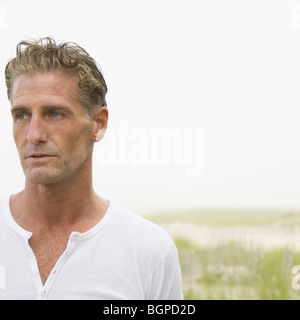 Close-up of a mature man Stock Photo