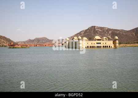 The Jal Mahal, or water palace in Man Sagar Lake, Jaipur, India. Stock Photo