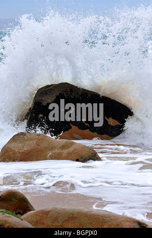 Waves and surf in Brittany, Quiberon on June 2021 Stock Photo - Alamy
