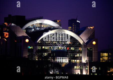 Charring Cross Railway Station Building Dusk London Capital City England UK Stock Photo