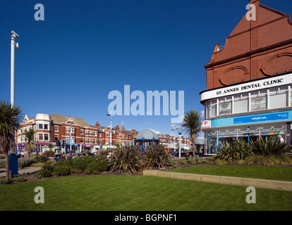 Lytham St Annes town center Stock Photo