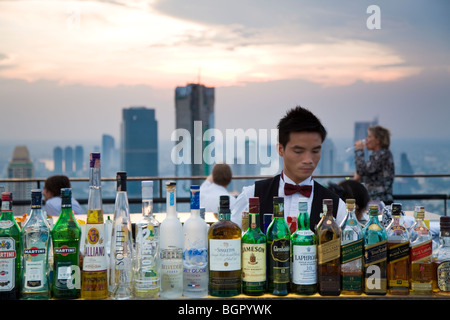 Bar Vertigo, Business district, Bangkok, Thailand Stock Photo