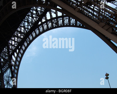 Eiffel tower pillars. Paris. France Stock Photo