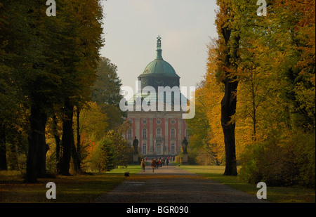 Neues Palais in Park Sanssouci in autumn, Potsdam, Germany Stock Photo