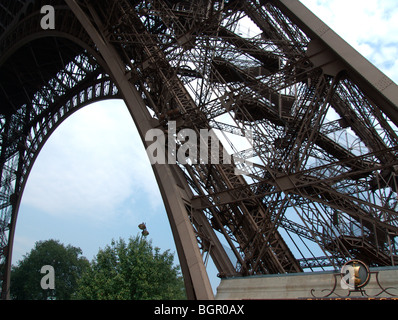 East Pillar. Eiffel tower. Paris. France Stock Photo