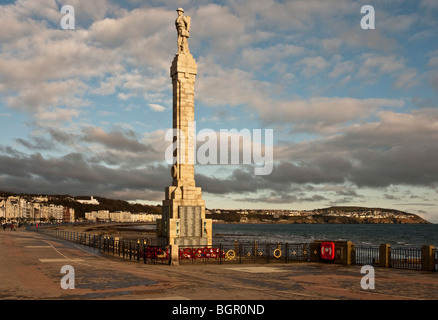 War memorial on Douglas seafront, Isle of Man Stock Photo