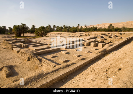 The Northern Palace at Tell el-Amarna also known as Akhetaten, horizon of the Aten, Middle Egypt Stock Photo