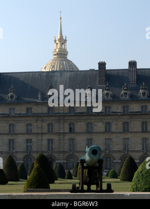 North facade of Les Invalides. Paris. France Stock Photo