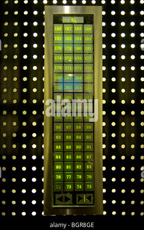 Elevator buttons Stock Photo