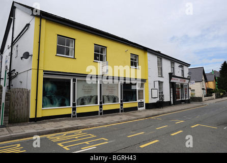 Paradise Health & beauty Studio on High Street in Llanberis, North Wales. Stock Photo